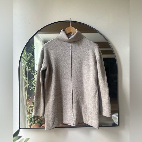 PISTACHE | cowl neck sweater | size large - Picture 2 of 6